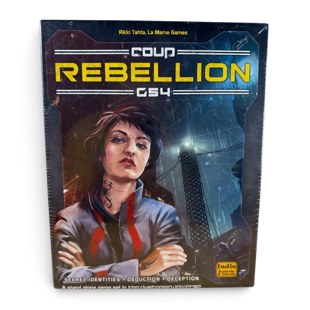 Indie Boards & Cards Coup Rebellion G54 Board Game 14+ Strategy Game NIB Sealed